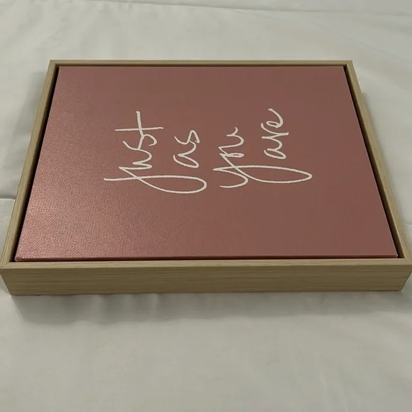 Pink Wall Art with Inspirational Quote - Picture 15 of 16